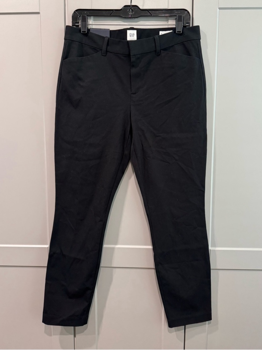 Gap Skinny Ankle Pants Black Size 10 NWT